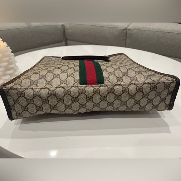 Gucci GG Supreme Monogram Web Tote - Picture 6 of 17